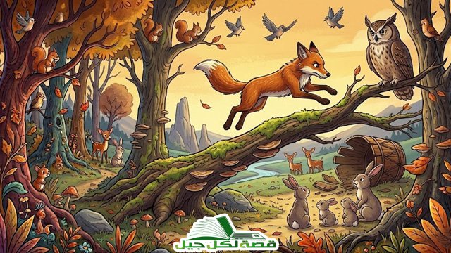 قصة الثعلب والطبل