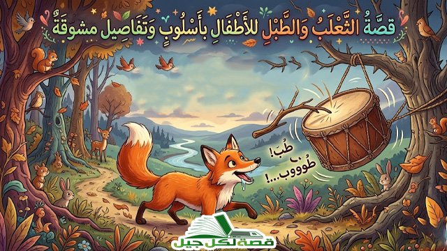 قصة الثعلب والطبل
