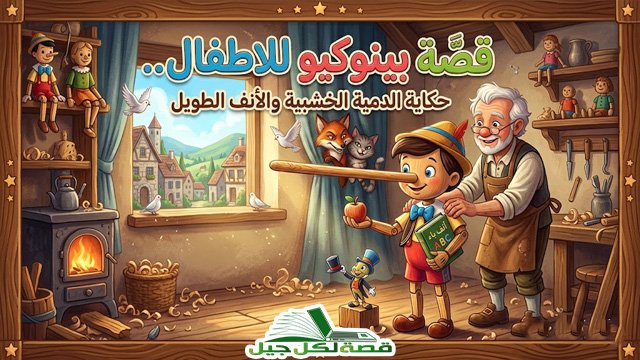 قصة بينوكيو للاطفال