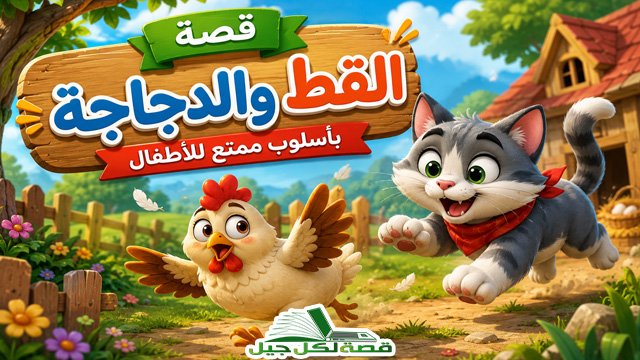 قصة القط والدجاجة