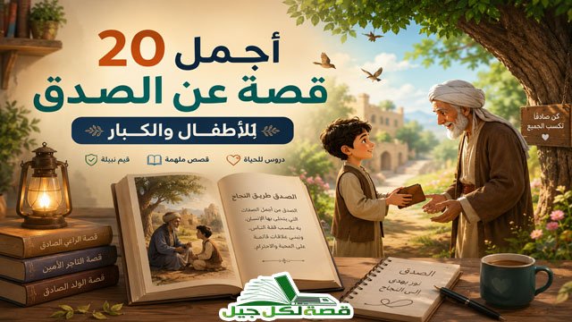 أجمل 20 قصة عن الصدق للأطفال والكبار