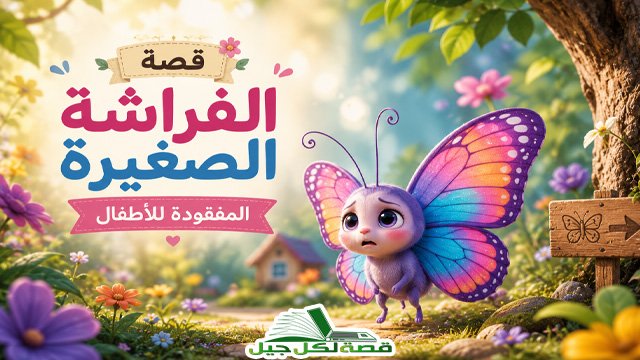 قصة الفراشة الصغيرة المفقودة للأطفال